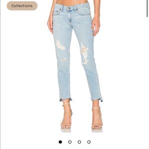 Rag & Bone Jeans Dre Capri Marina 25